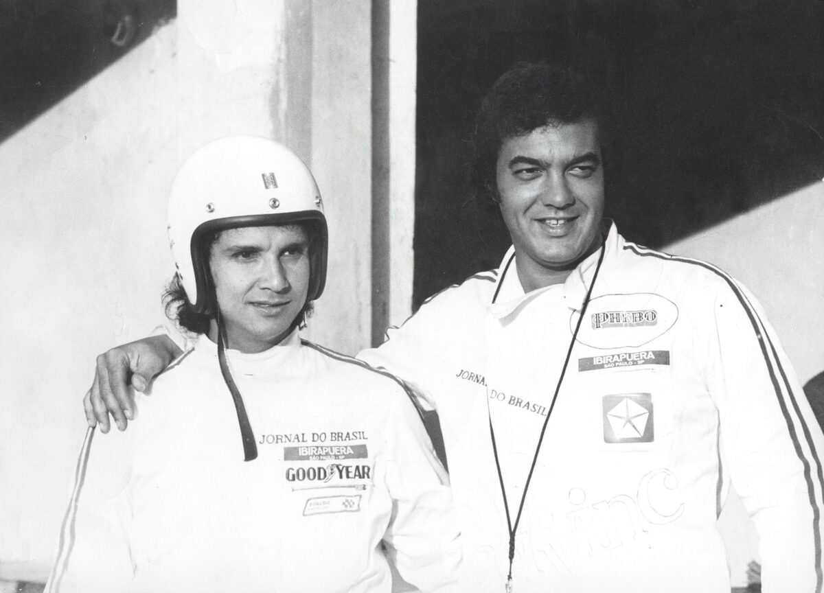 Roberto e Erasmo, juntos em 'Roberto Carlos a 300 km por hora'. Foto: Acervo Estadão