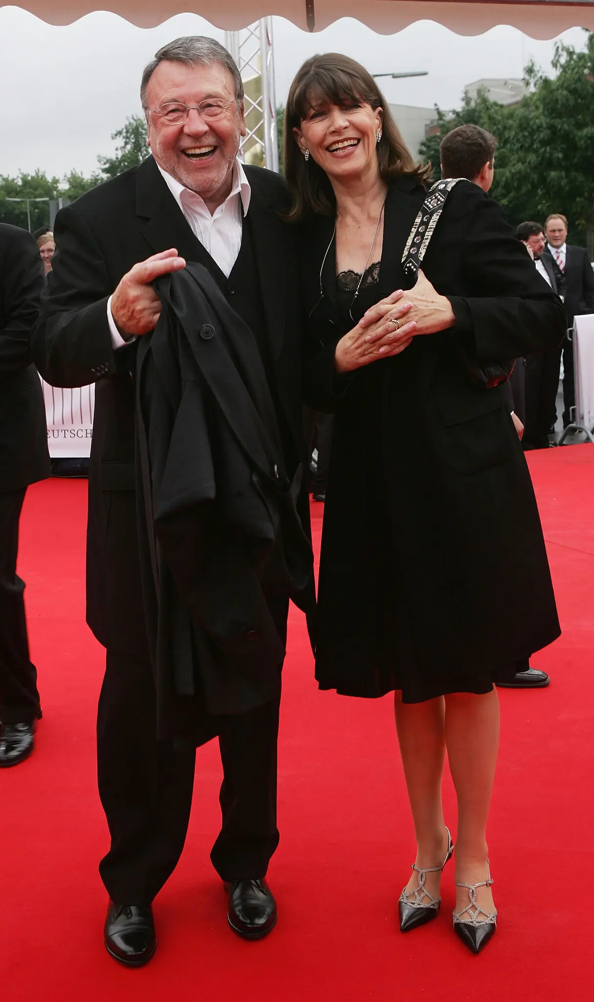 Lamprecht e sua esposa, a atriz Claudia Amm, no German Film Awards em Berlim em 2005.Crédito...Imagens de Sean Gallup/Getty