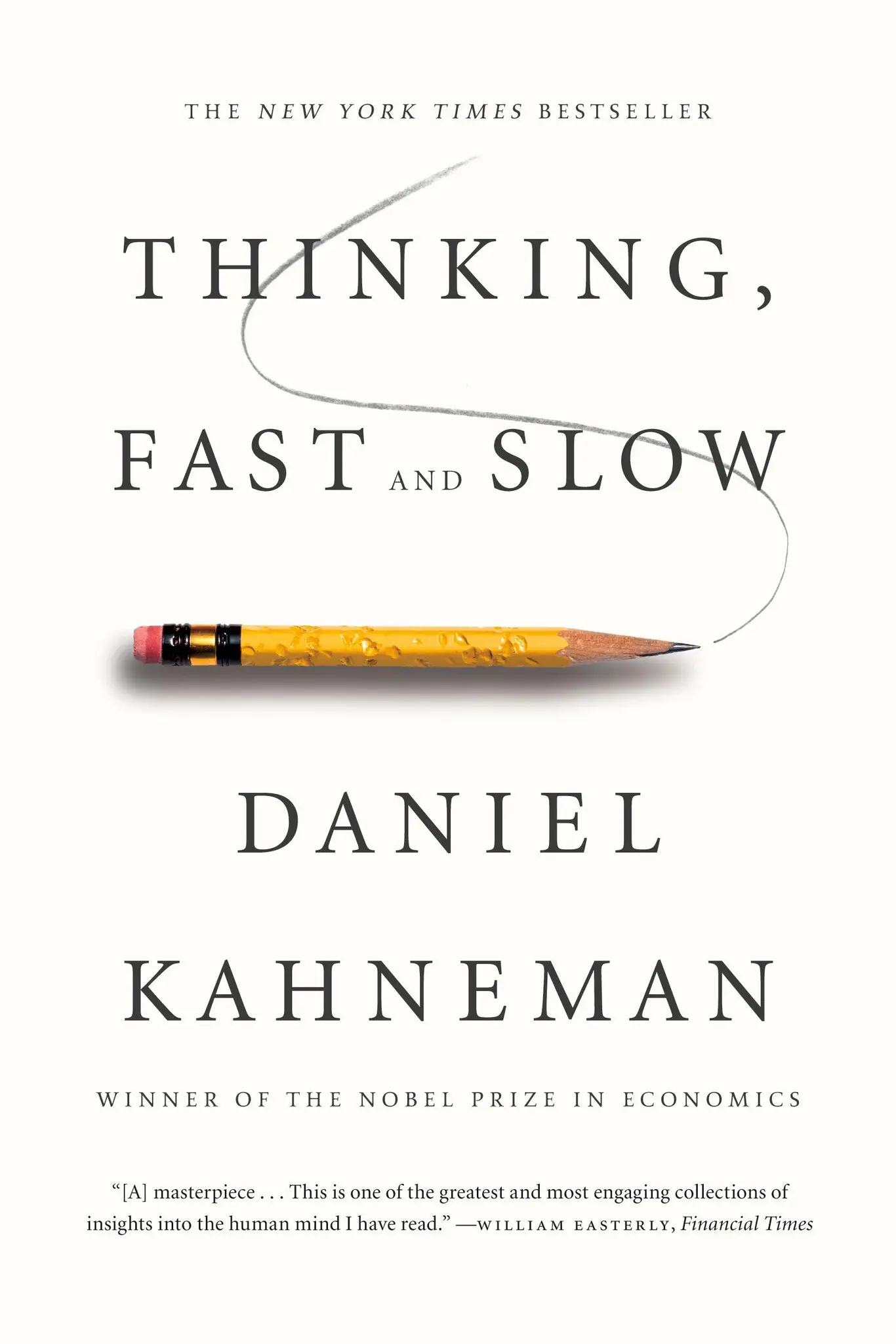 O livro de 2011 do professor Kahneman estava nas listas dos mais vendidos em ciência e economia.Crédito...Farrar, Straus e Giroux