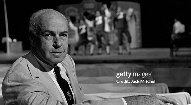 Ted Shawn, pioneiro da dança moderna americana, fotografado em 1970 no Jacob's Pillow Dance Festival em Massachusetts, que ele fundou. (Foto de Jack Mitchell/Getty Images).