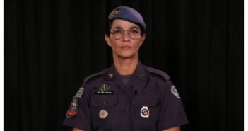 A coronel Glauce Anselmo Cavalli será a primeira mulher a comandar a Polícia Militar em toda a sua história. — Foto: Reprodução/PMSP