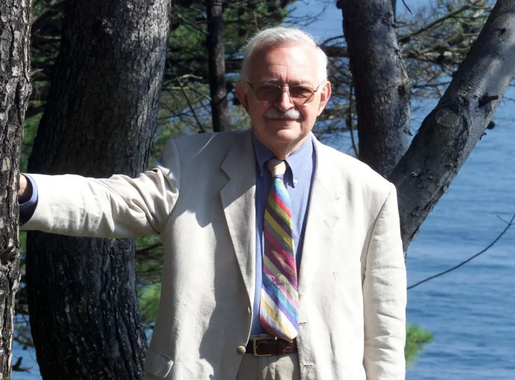O sociólogo Immanuel Wallerstein, em 2002. Sua visão de mundo não era favorável ao Ocidente, nem ao capitalismo. Esteban Cobo